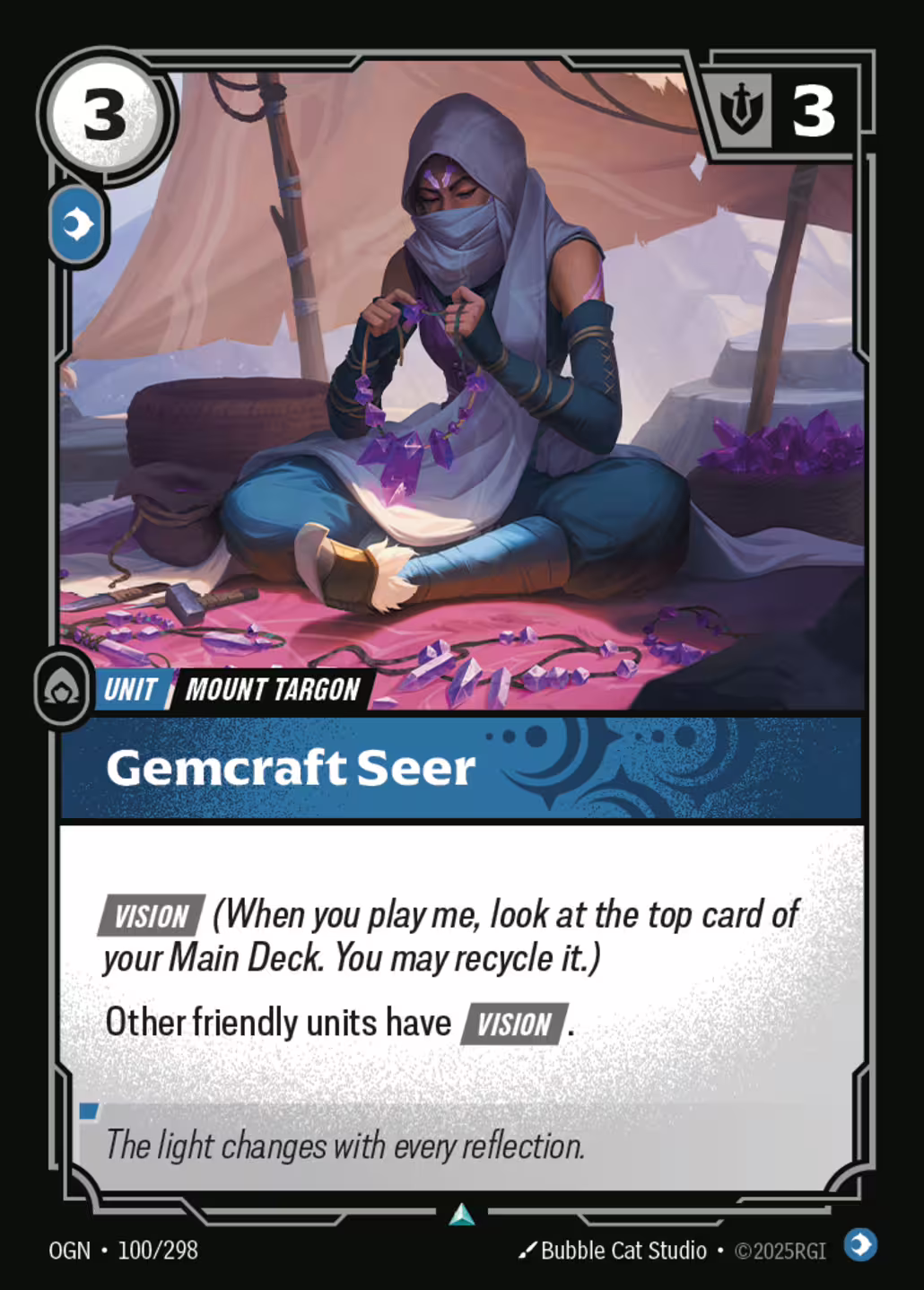 Gemcraft Seer, Origins, Standard printing