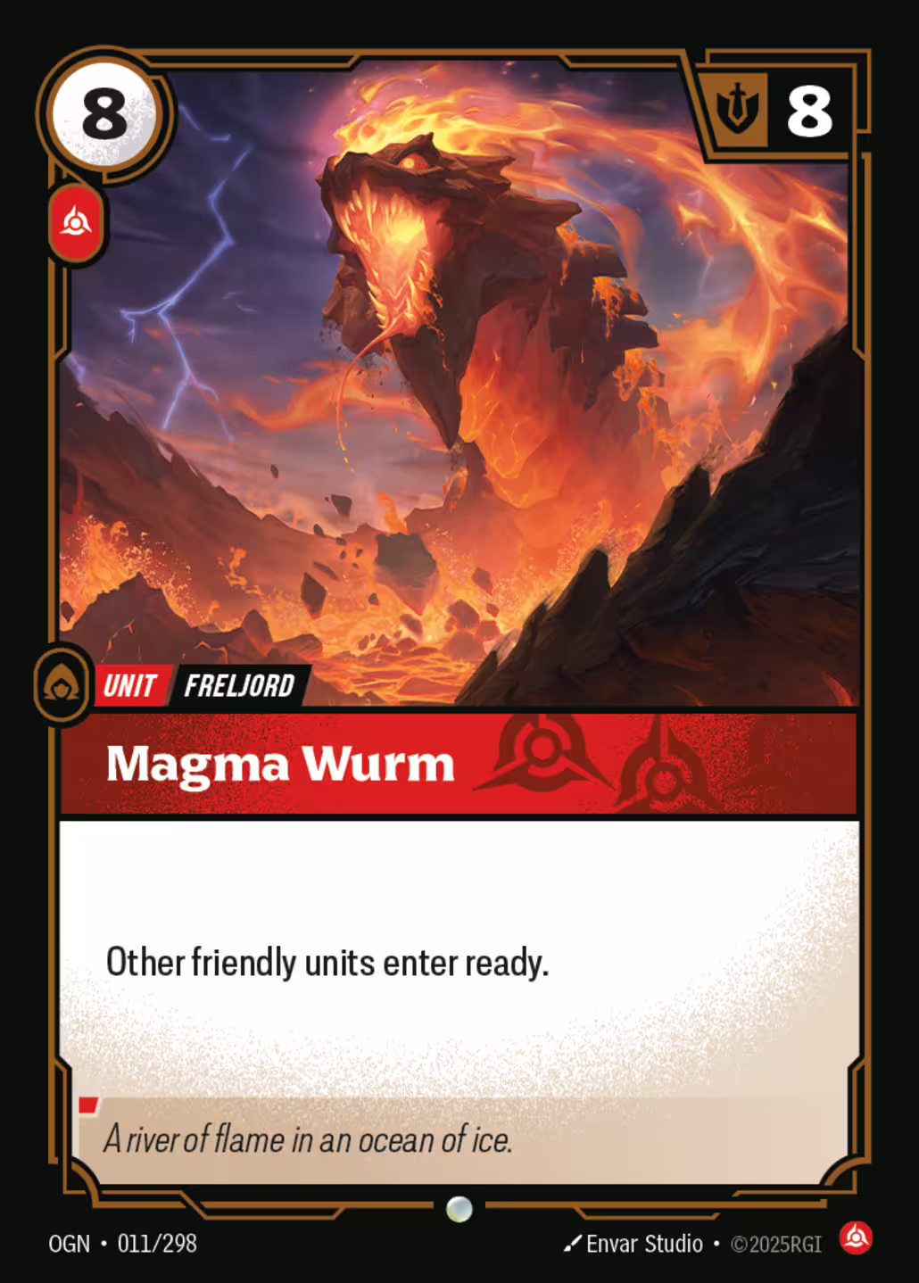 Magma Wurm, Origins, Standard printing