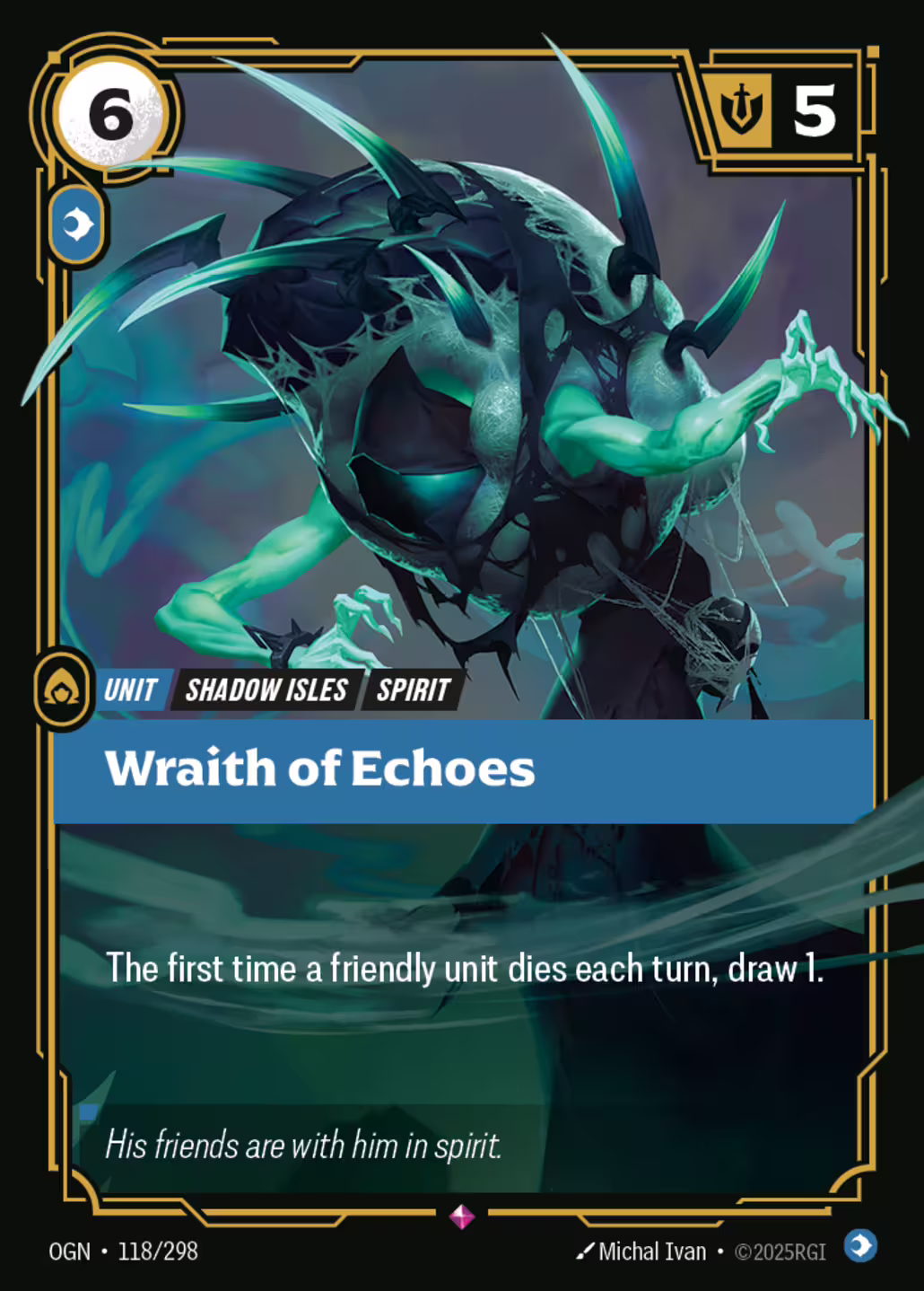 Wraith of Echoes, Origins, Standard printing