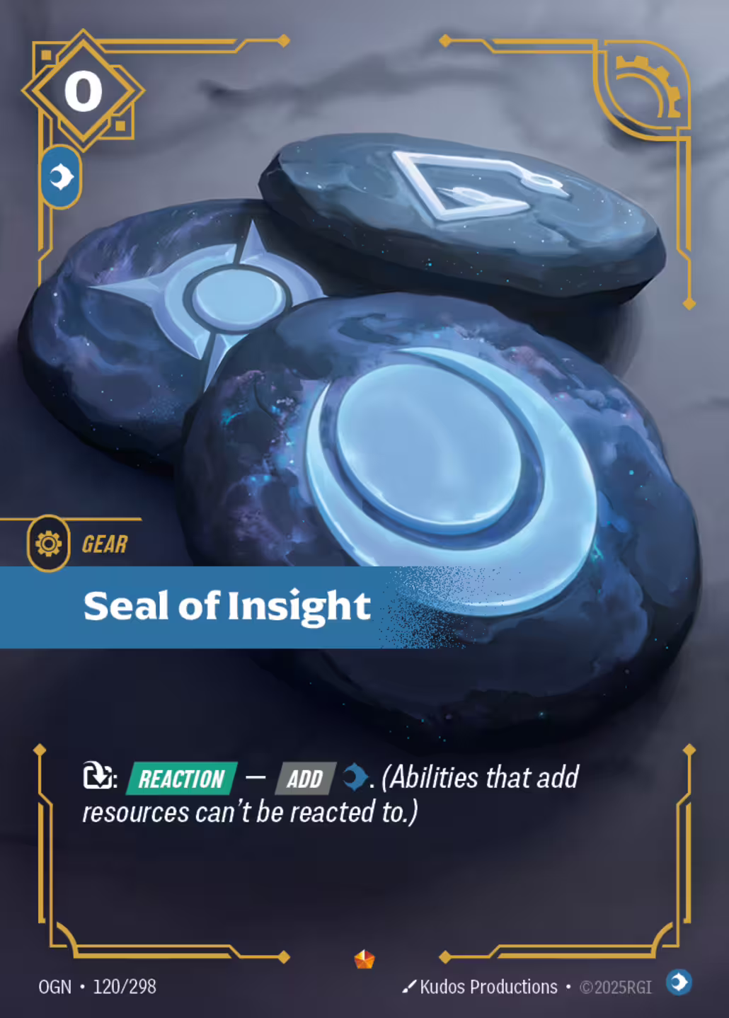 Seal of Insight, Origins, Standard printing