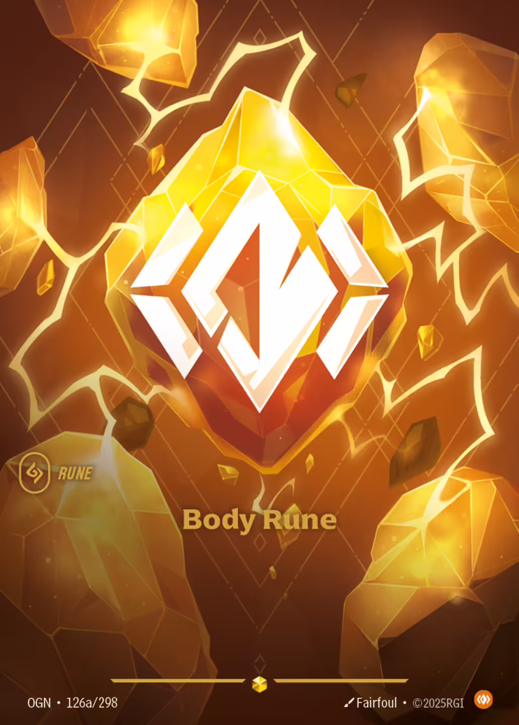 Body Rune, Origins, Alt Art printing