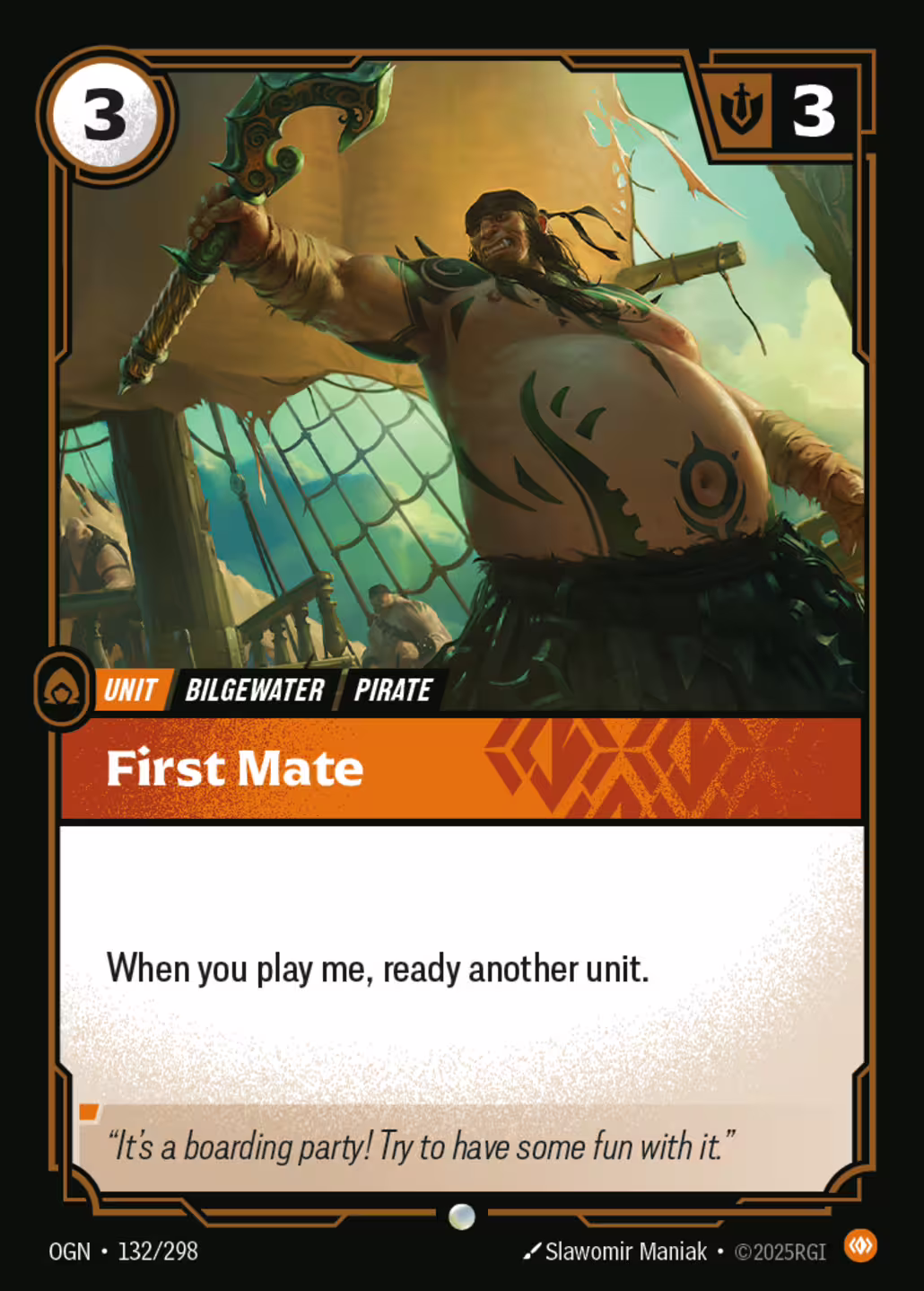 First Mate, Origins, Standard printing
