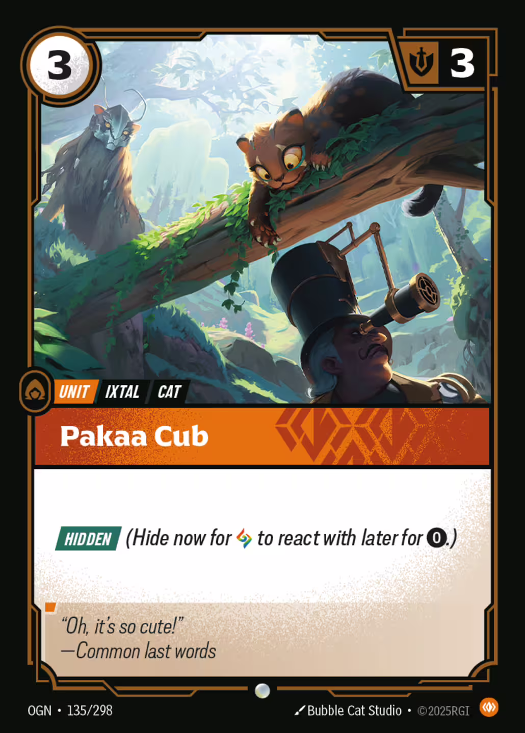 Pakaa Cub, Origins, Standard printing