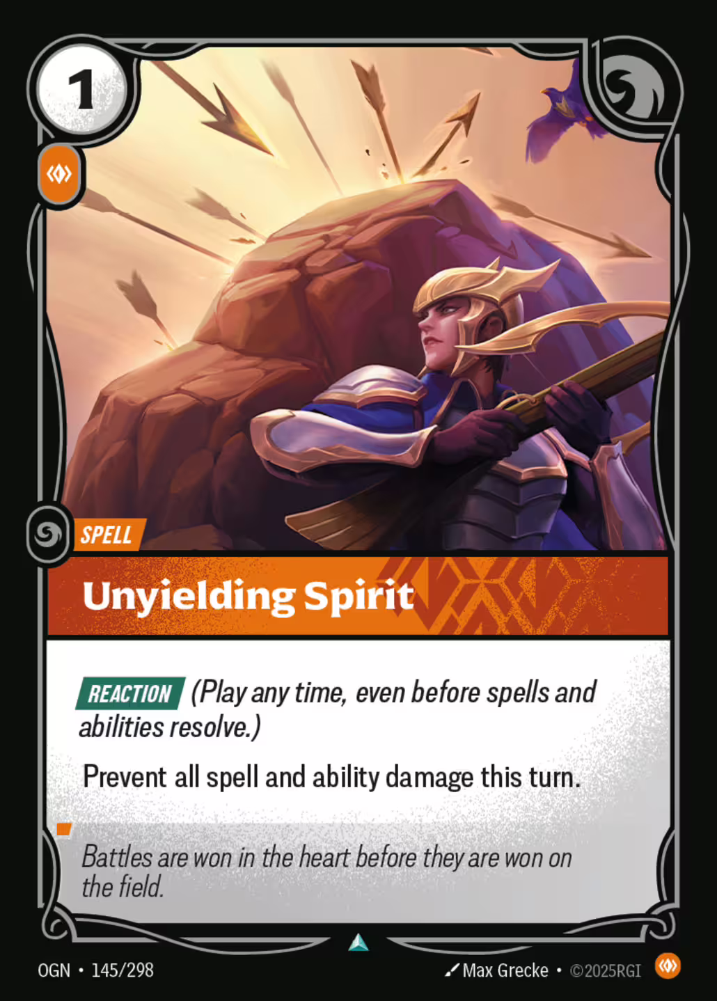 Unyielding Spirit, Origins, Standard printing