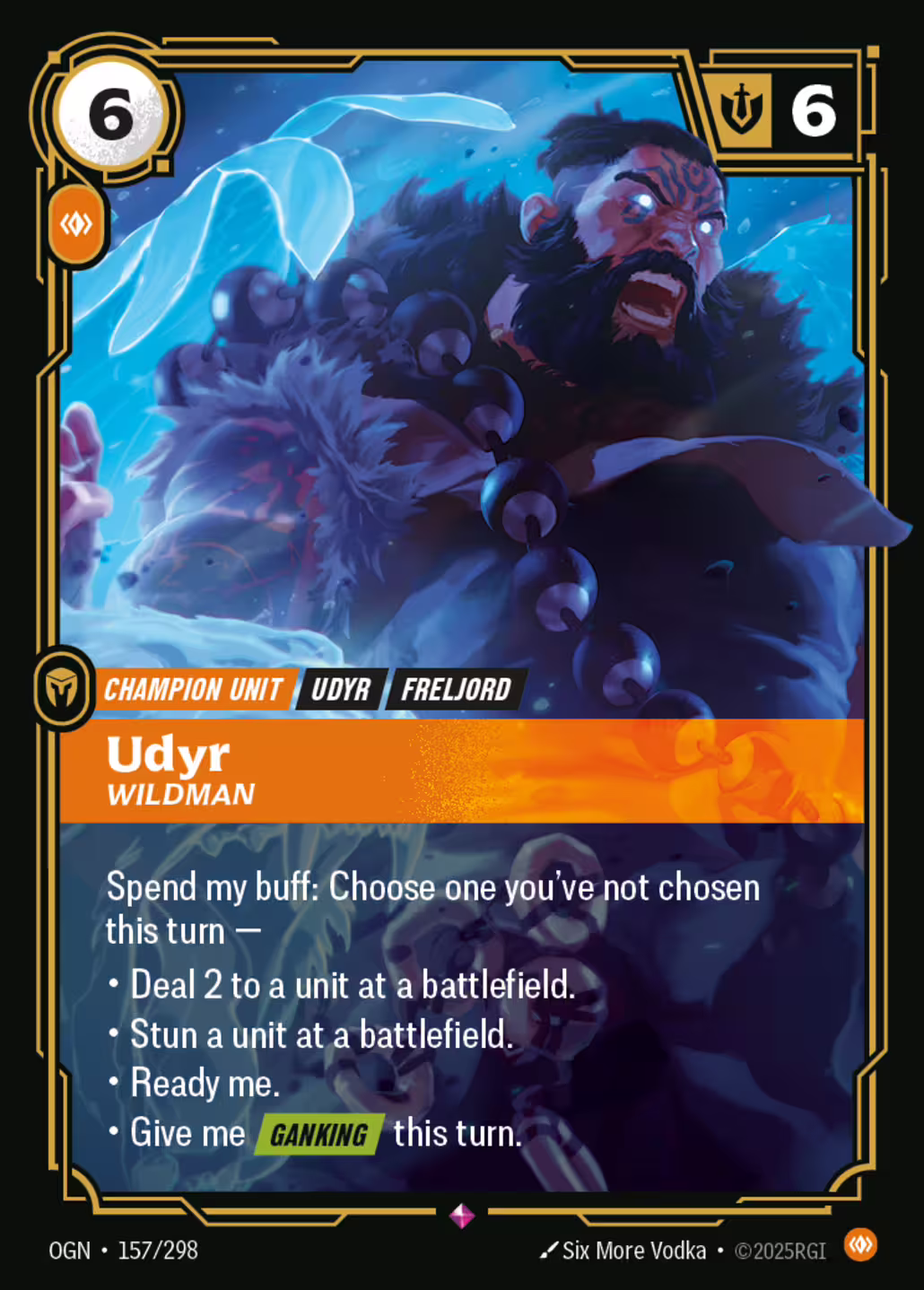 Udyr, Wildman, Origins, Standard printing