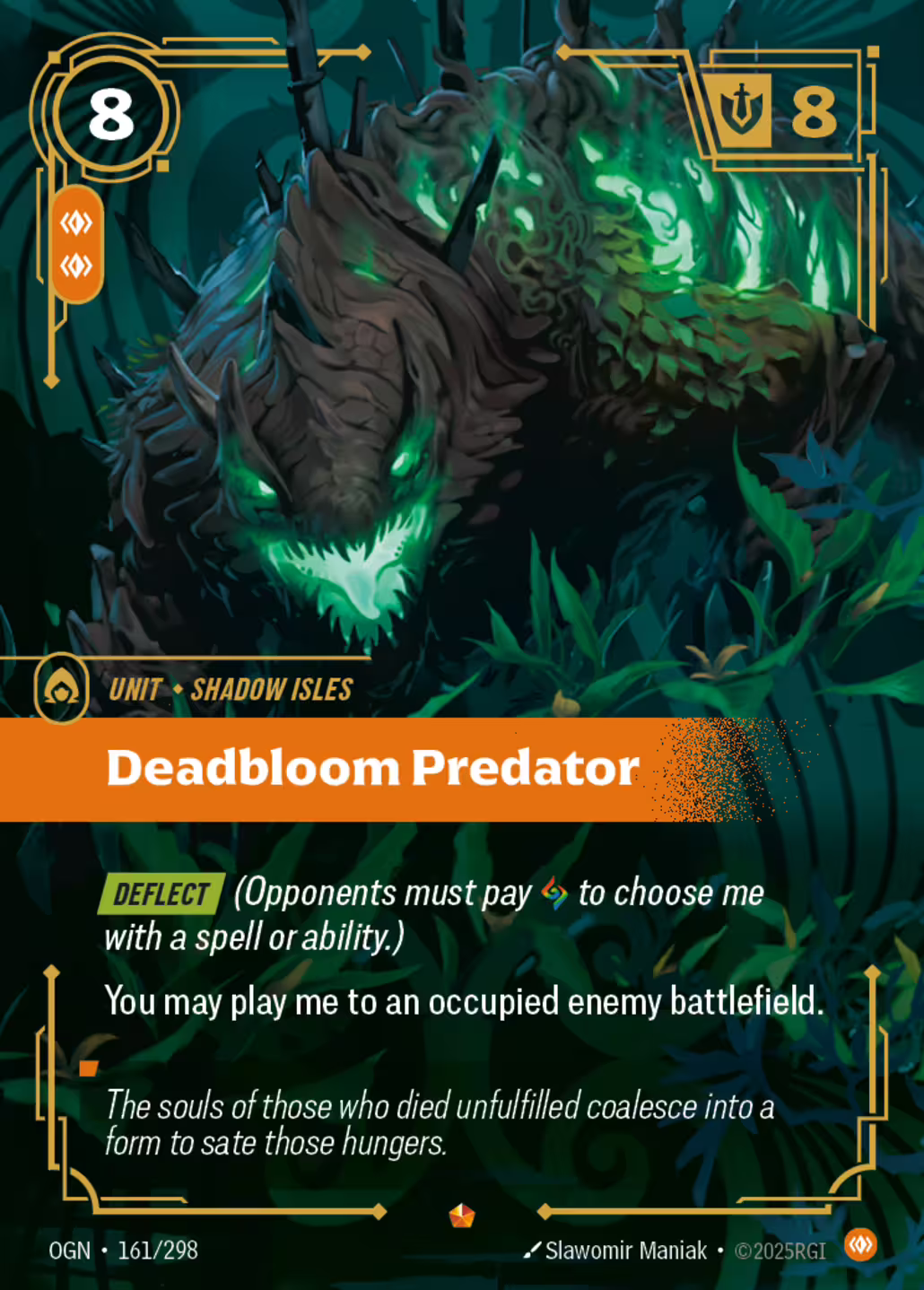 Deadbloom Predator, Origins, Standard printing