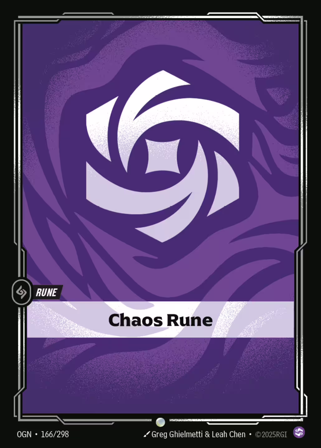 Chaos Rune, Origins, Standard printing