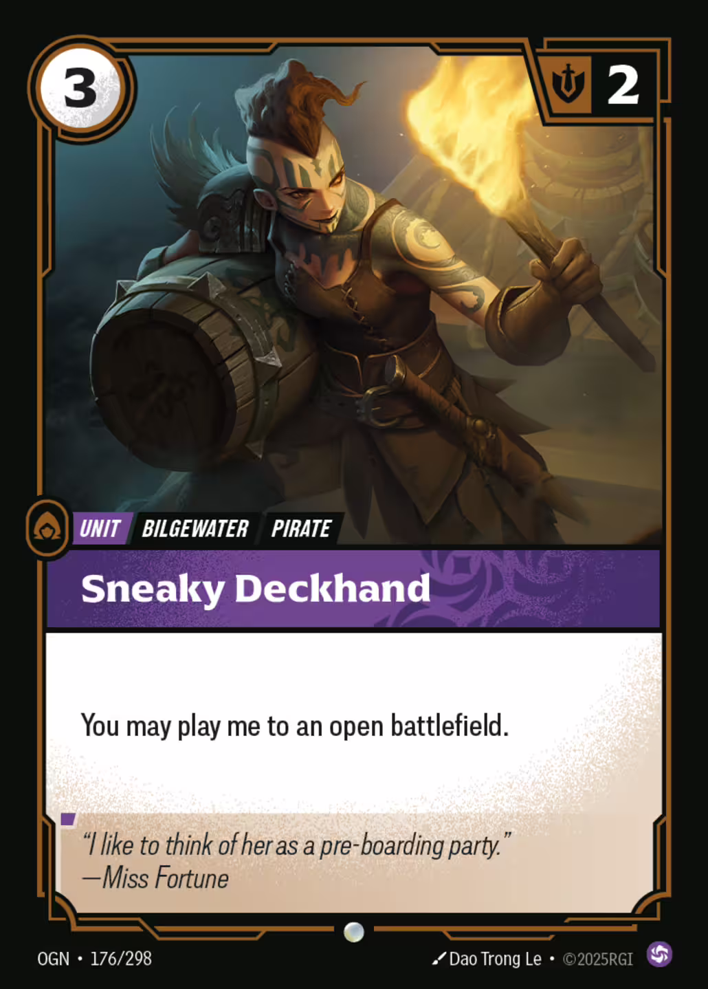 Sneaky Deckhand, Origins, Standard printing