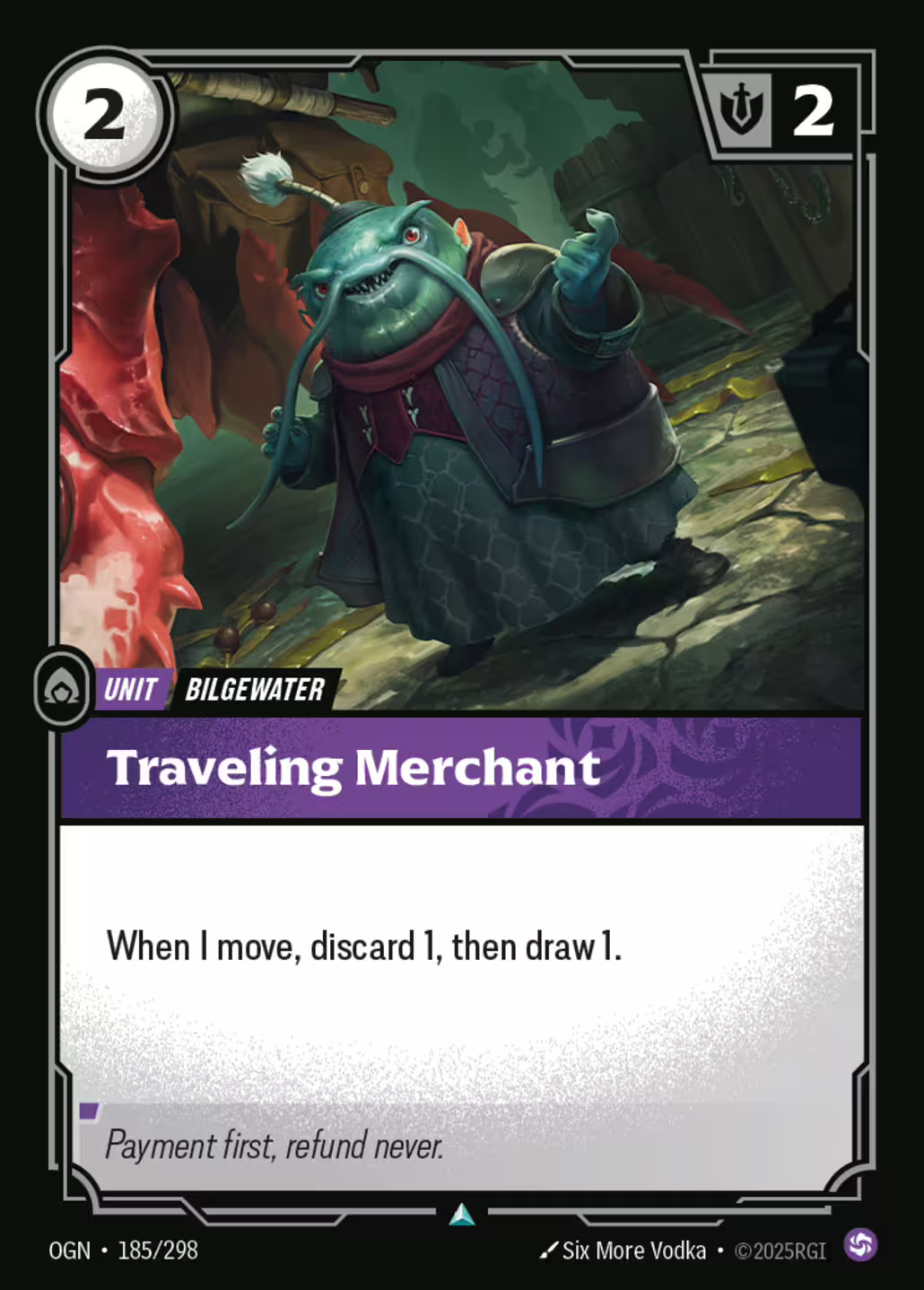 Traveling Merchant, Origins, Standard printing