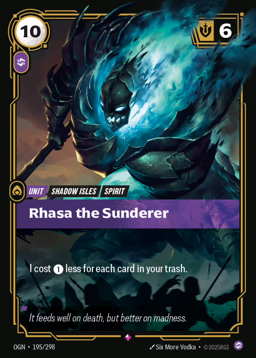 Rhasa the Sunderer, Origins, Standard printing