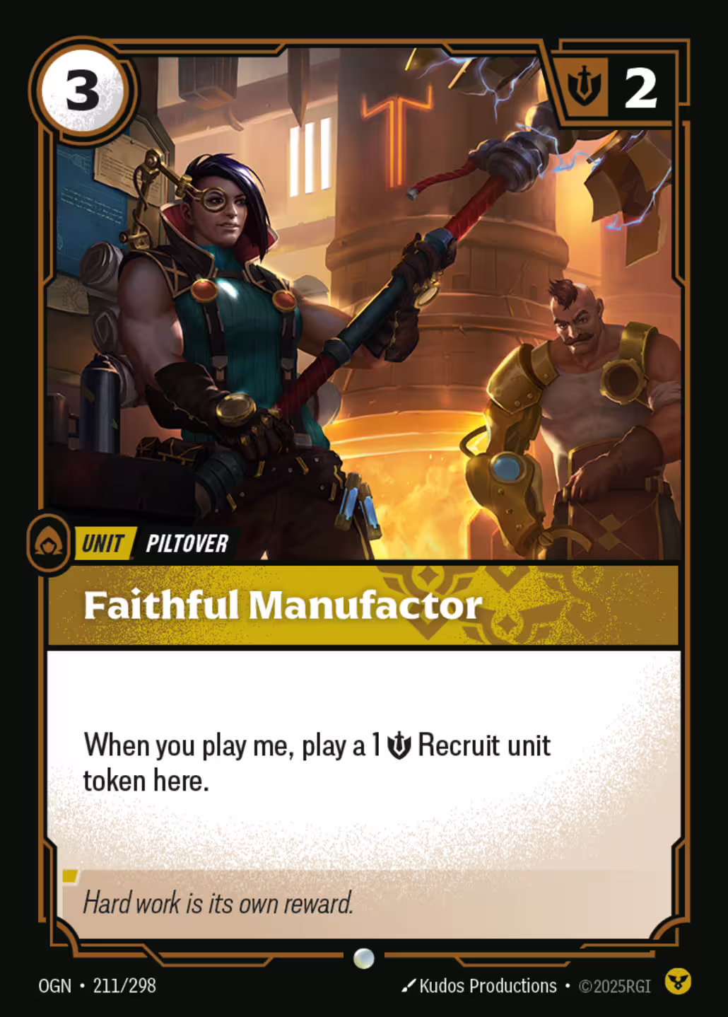 Faithful Manufactor, Origins, Standard printing