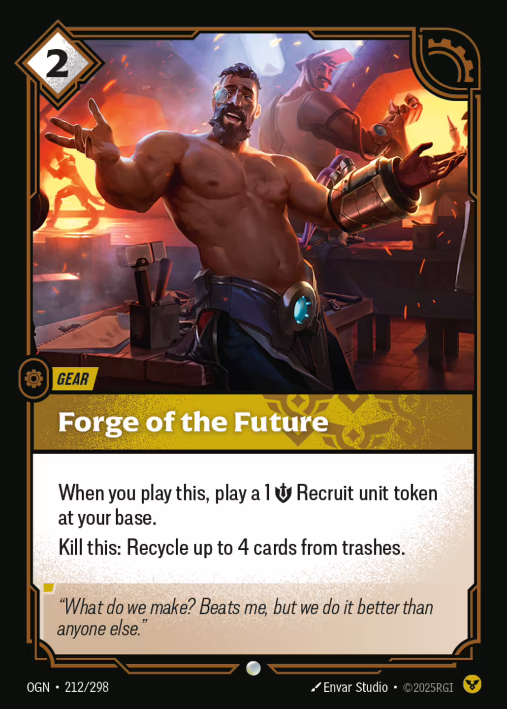 Forge of the Future, Origins, Standard printing