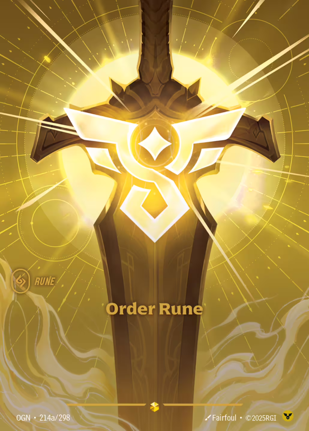 Order Rune, Origins, Alt Art printing