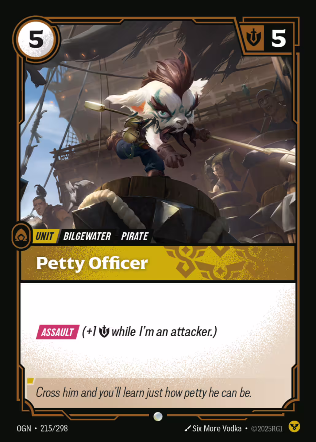 Petty Officer, Origins, Standard printing