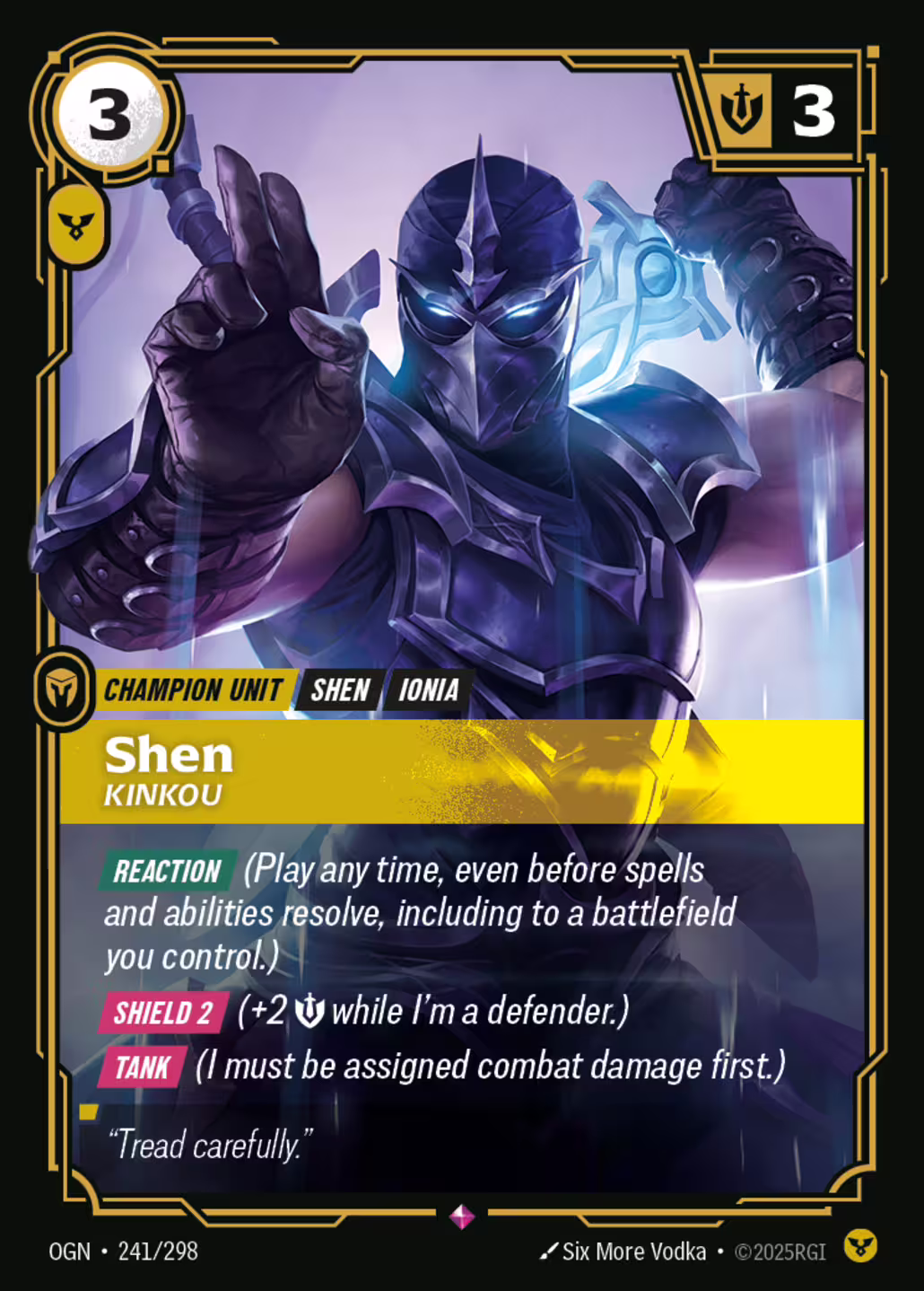 Shen, Kinkou, Origins, Standard printing