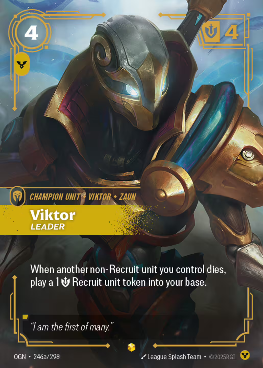 Viktor, Leader, Origins, Alt Art printing