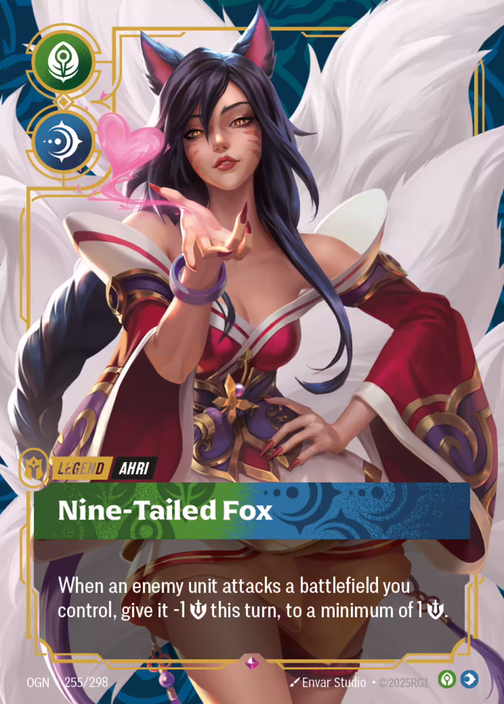 Nine-Tailed Fox, Origins, Standard printing