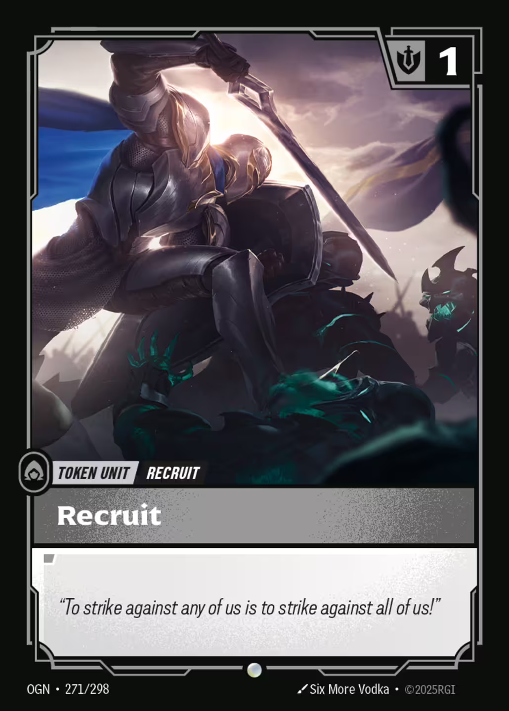 Recruit, Origins, Standard printing