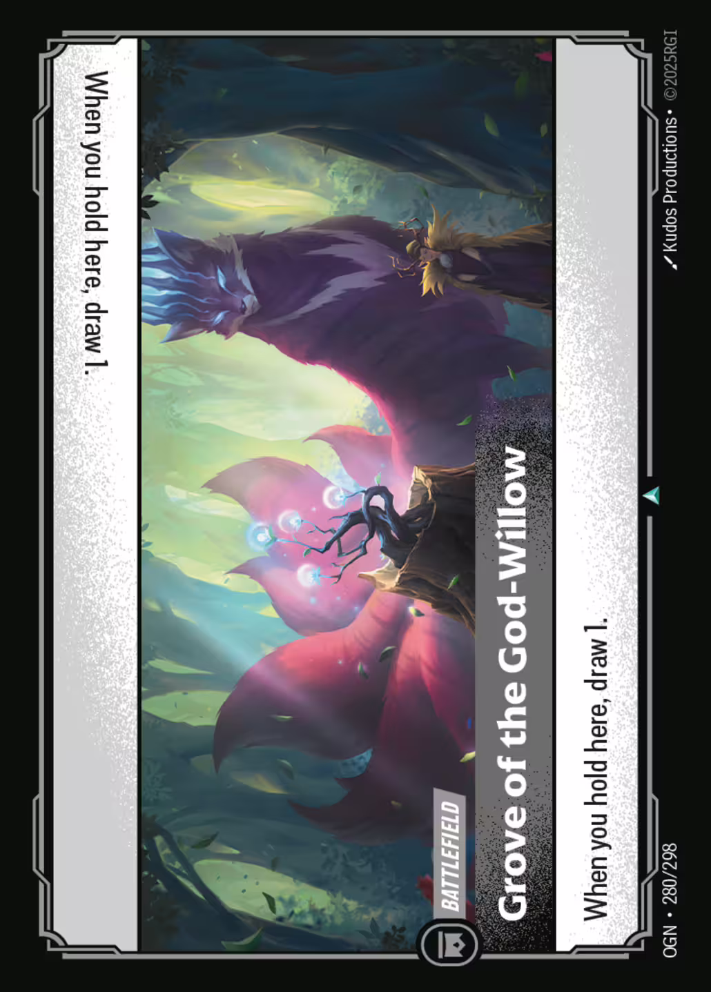 Grove of the God-Willow, Origins, Standard printing