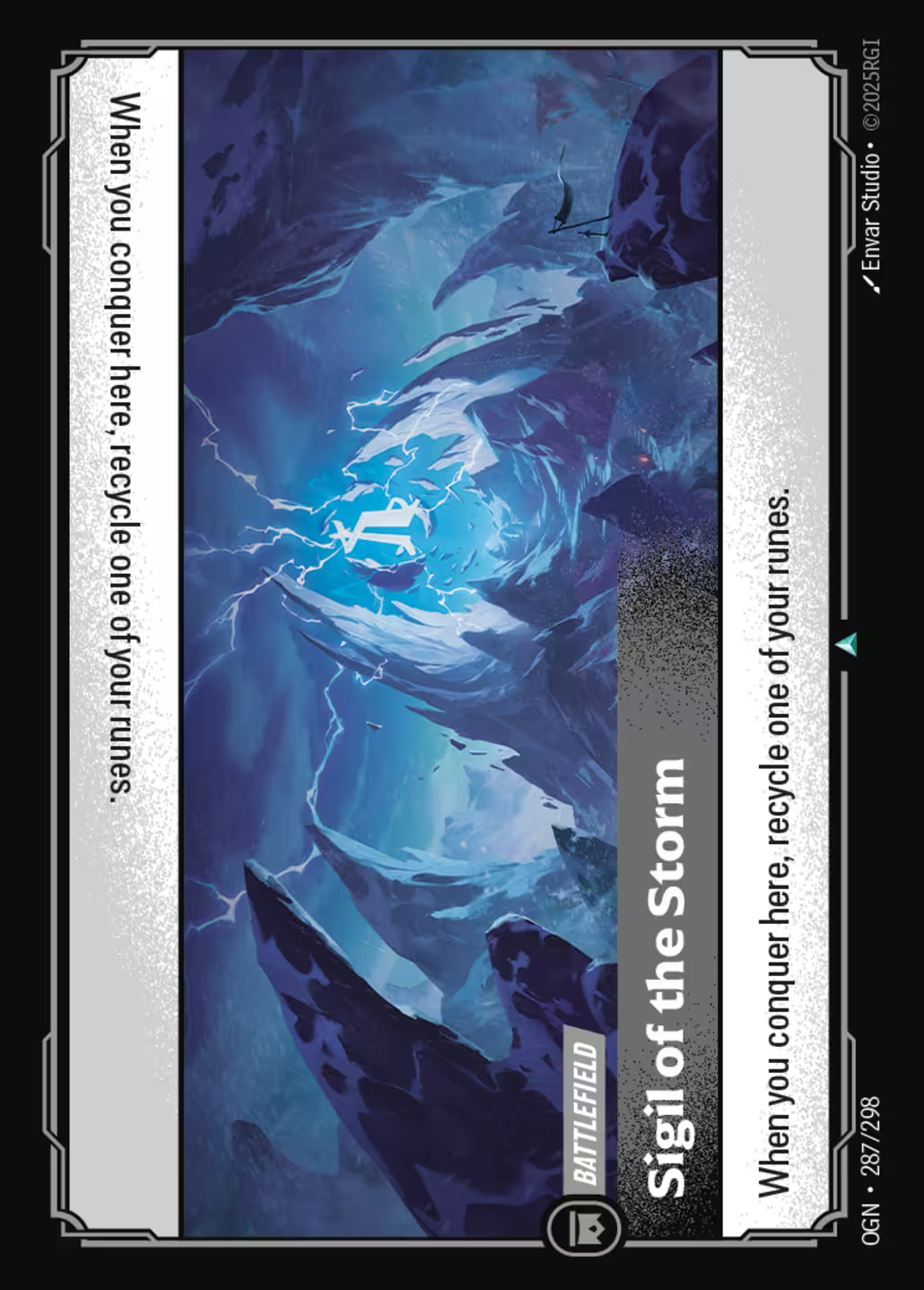 Sigil of the Storm, Origins, Standard printing