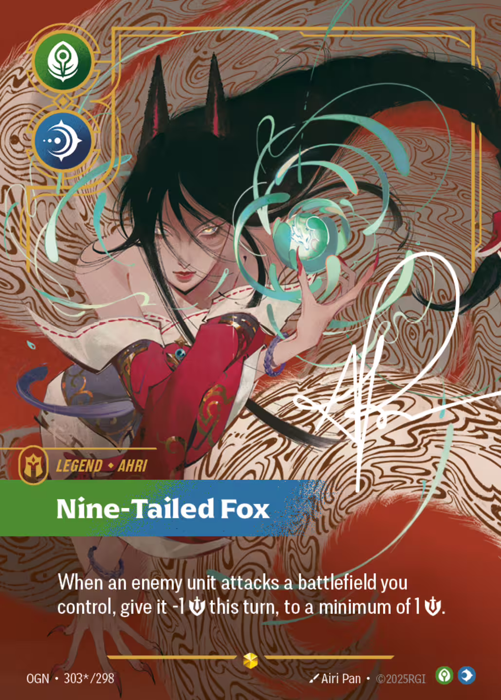 Nine-Tailed Fox, Origins, Signature printing