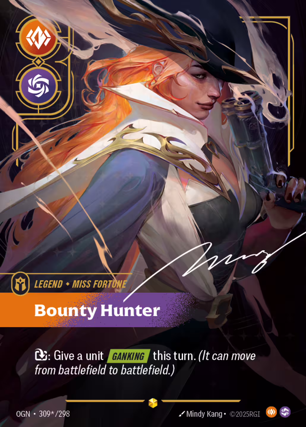 Bounty Hunter, Origins, Signature printing