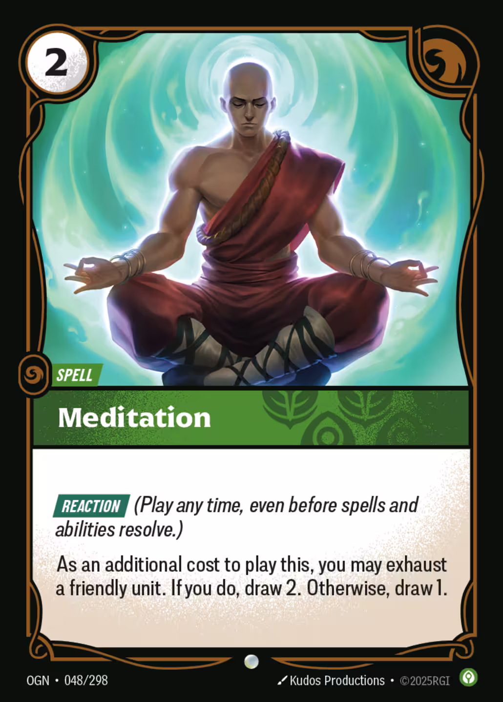 Meditation, Origins, Standard printing