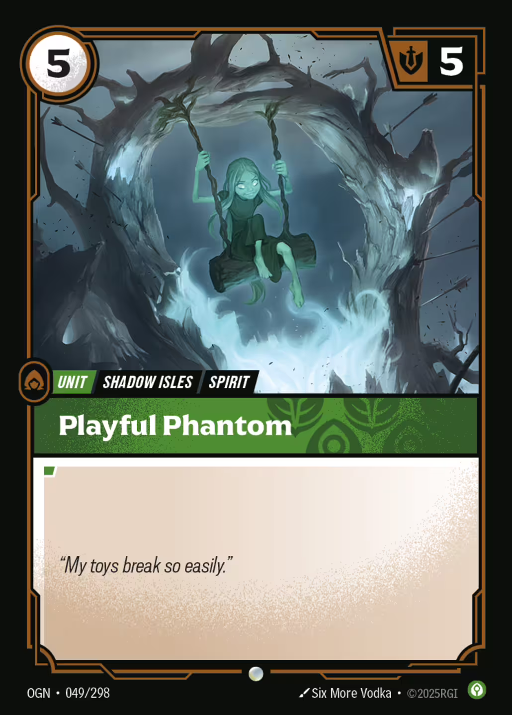 Playful Phantom, Origins, Standard printing