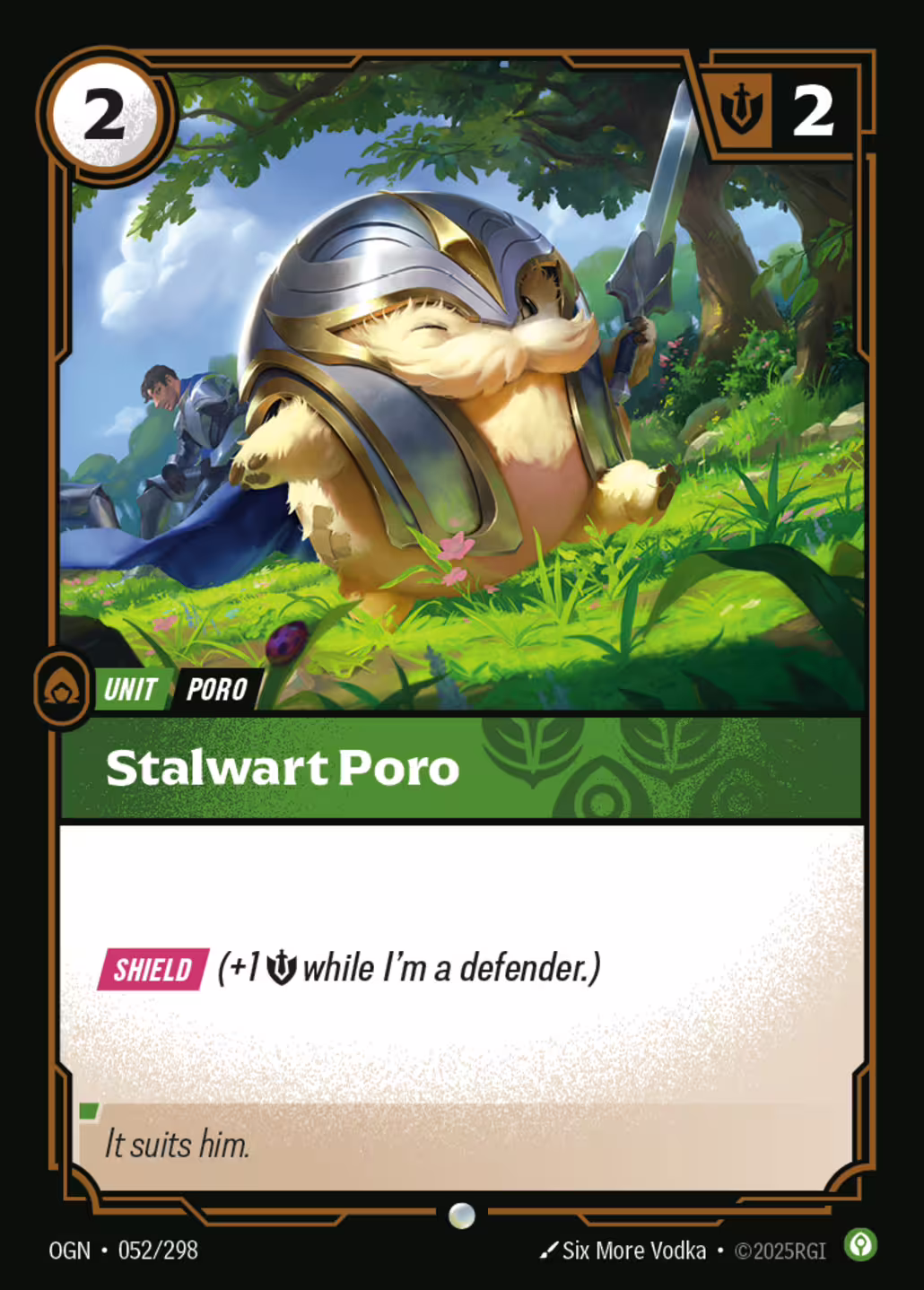 Stalwart Poro, Origins, Standard printing