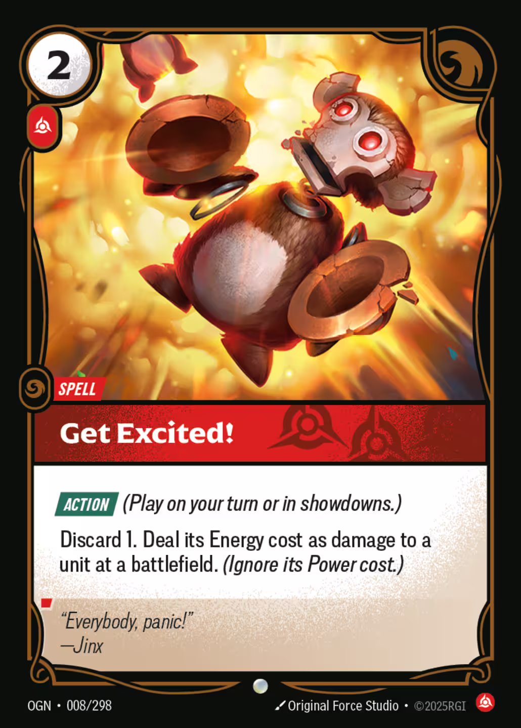 Get Excited!, Origins, Standard printing