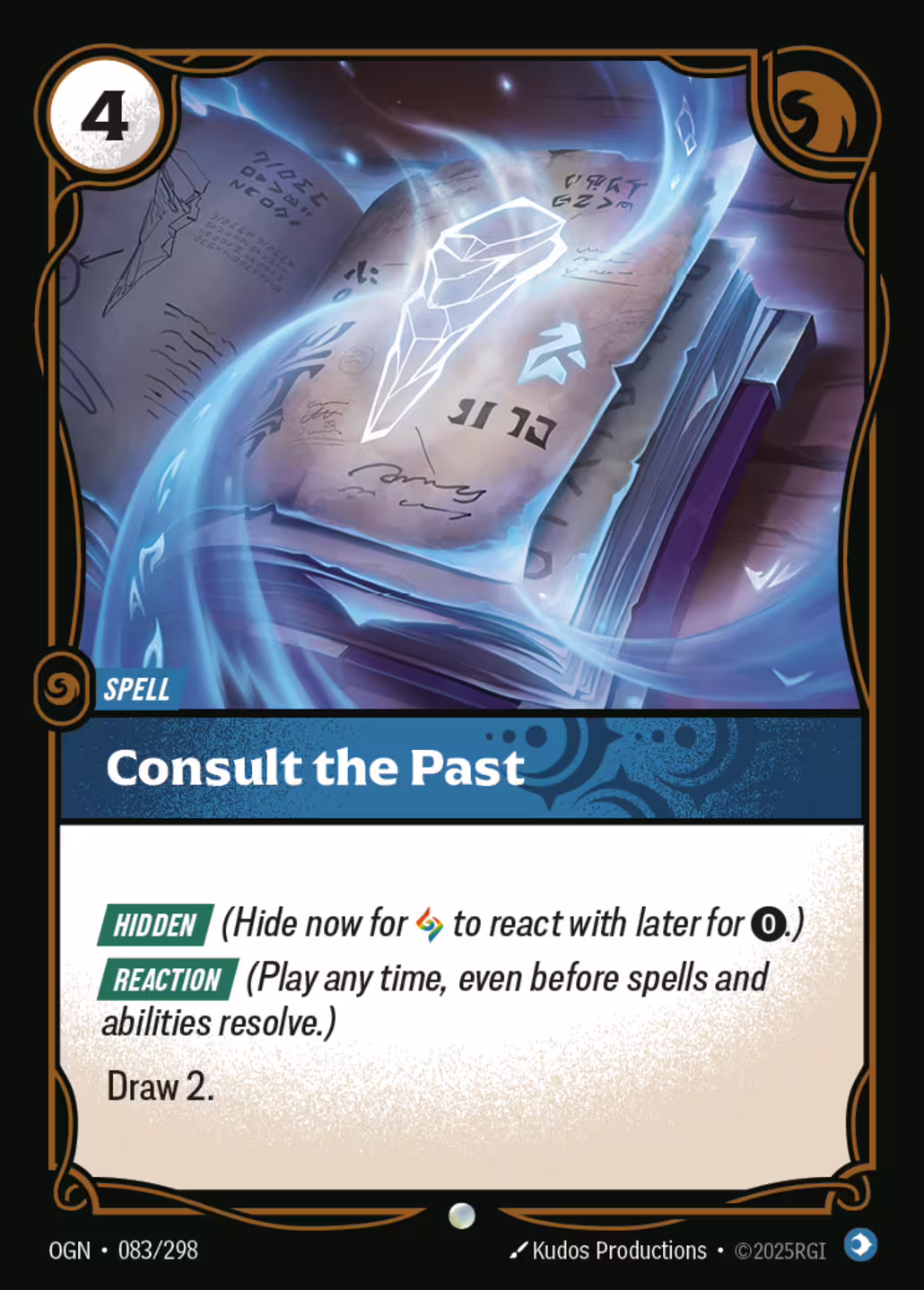 Consult the Past, Origins, Standard printing