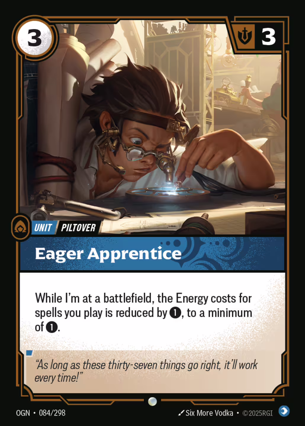 Eager Apprentice, Origins, Standard printing
