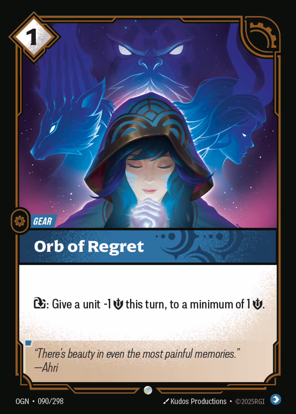 Orb of Regret, Origins, Standard printing