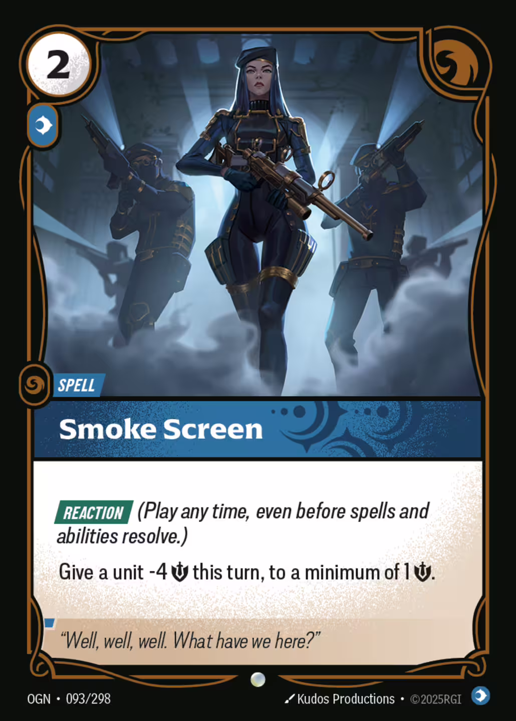 Smoke Screen, Origins, Standard printing