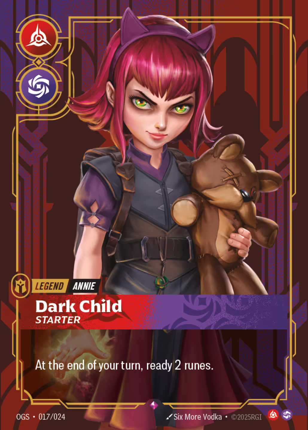 Dark Child, Starter, Origins: Proving Grounds, Standard printing