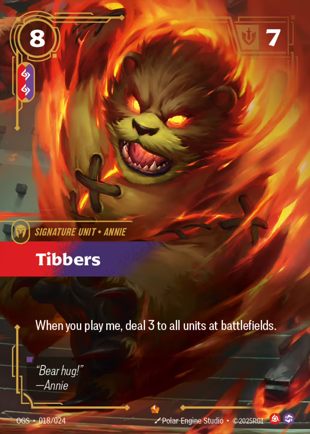 Tibbers, Origins: Proving Grounds, Standard printing