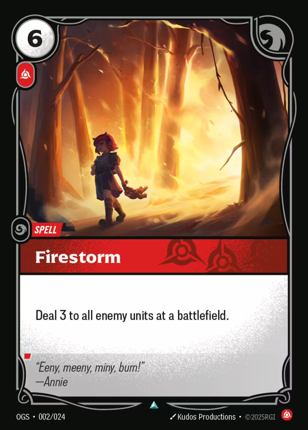 Firestorm, Origins: Proving Grounds, Standard printing