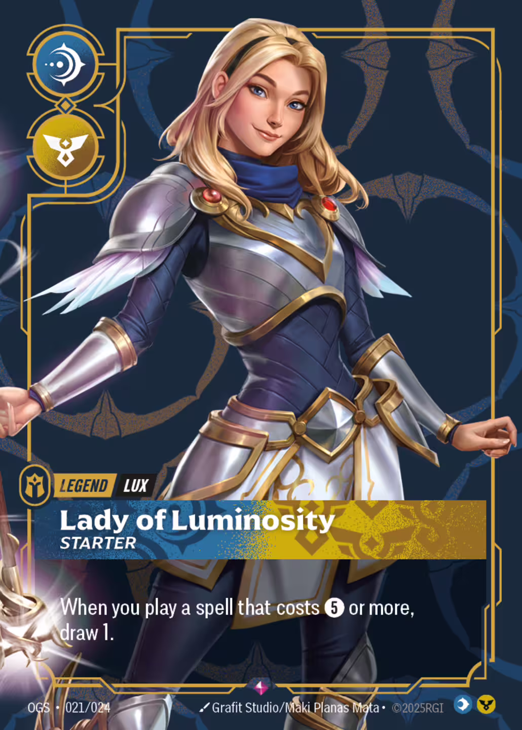 Lady of Luminosity, Origins: Proving Grounds, Standard printing