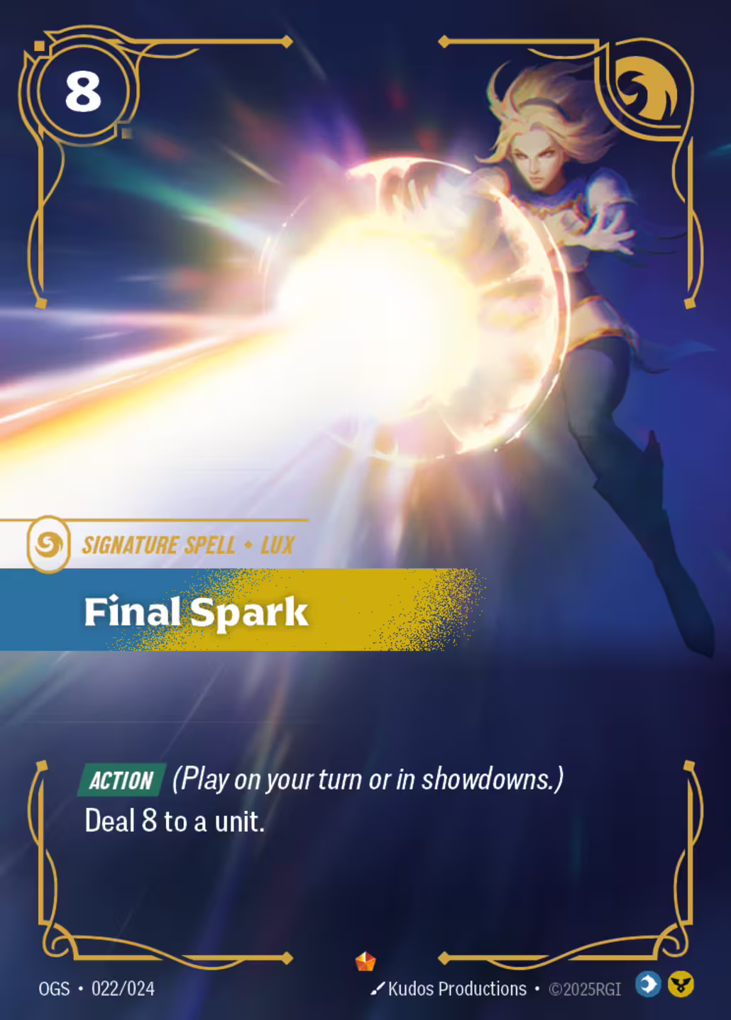 Final Spark, Origins: Proving Grounds, Standard printing