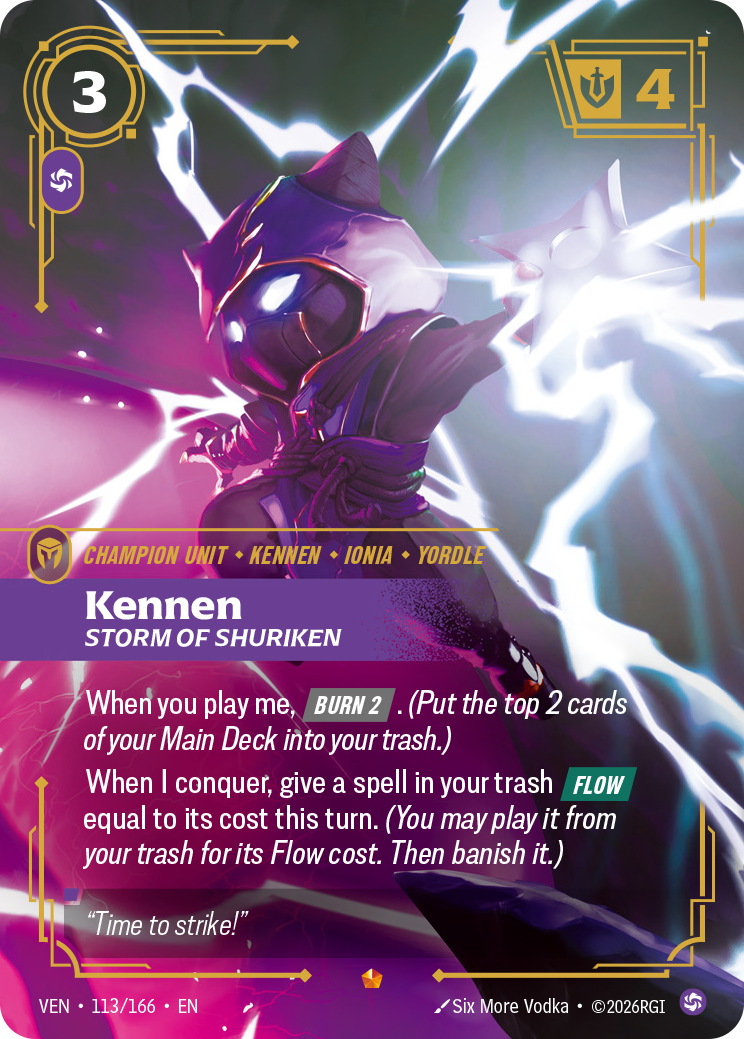 VEN 113, Standard printing